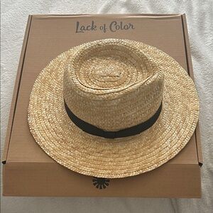 Lack Of Color - The Spencer Fedora Natural Straw Hat with Black Ribbon